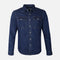 MEN DENIM LONG SLEEVE SHIRT
