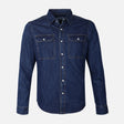 MEN DENIM LONG SLEEVE SHIRT