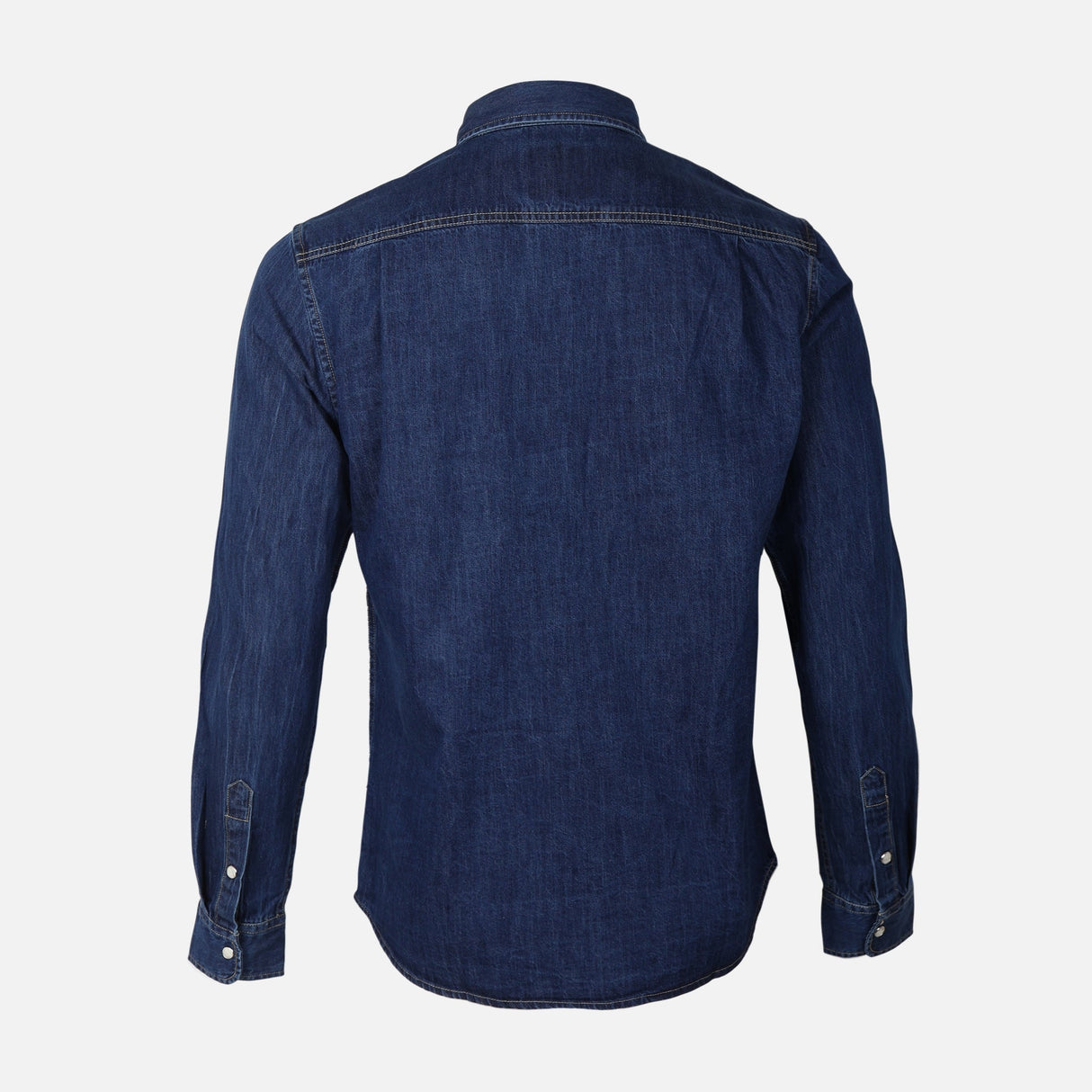 MEN DENIM LONG SLEEVE SHIRT