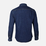 MEN DENIM LONG SLEEVE SHIRT