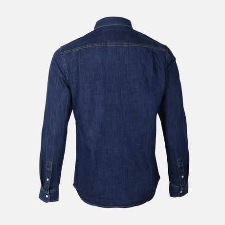 MEN DENIM LONG SLEEVE SHIRT