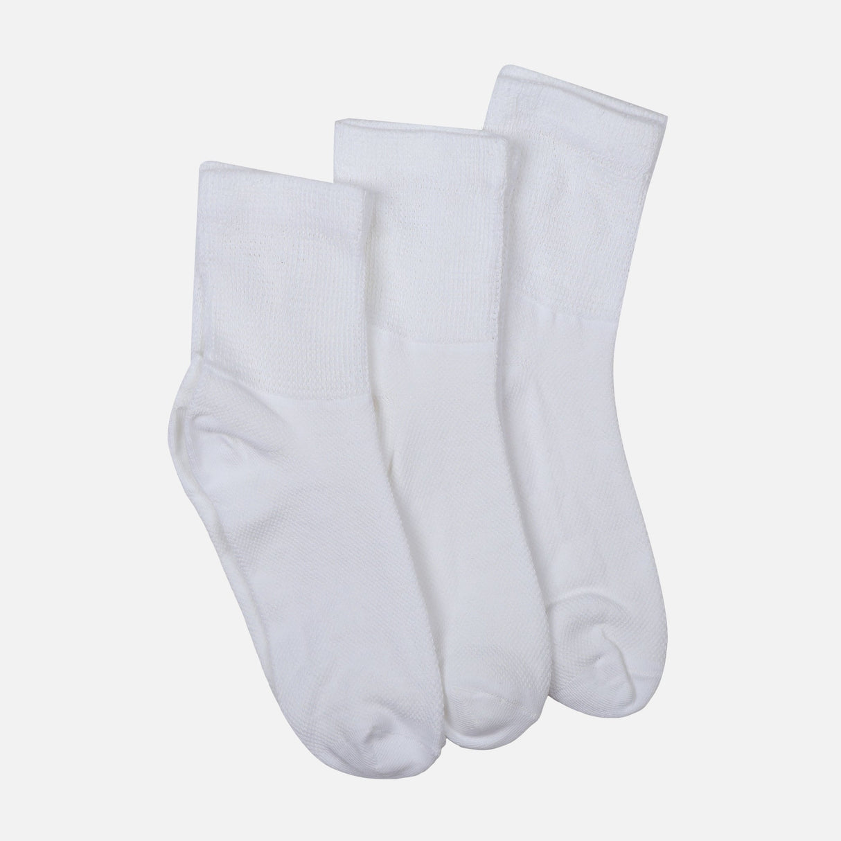 LADIES DIABETIC MESH QUARTER SOCKS