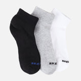 LADIES TERRY QUATER CREW 3 PAIRS