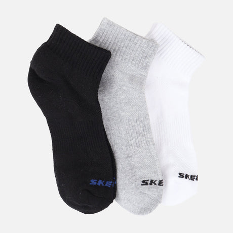 LADIES TERRY QUATER CREW 3 PAIRS