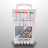 Markers Colors Two Side 18 Colors