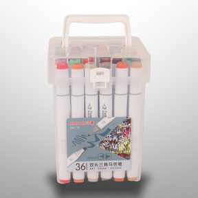 Markers Colors Two Side 36 Colors