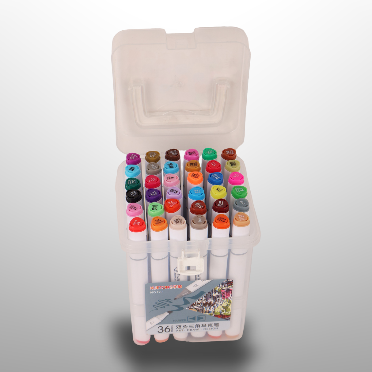 Markers Colors Two Side 36 Colors