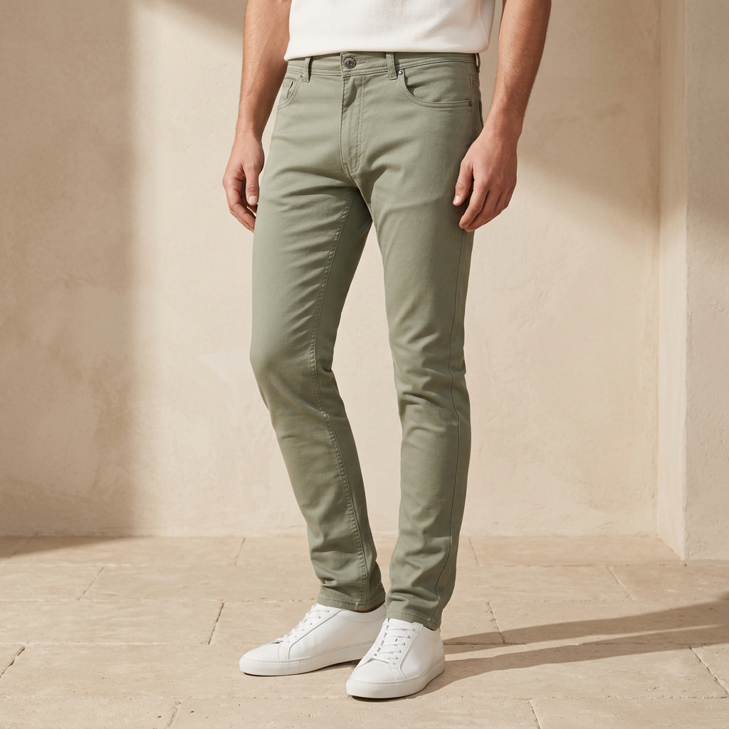 Men 5 Pocket Chino Pants
