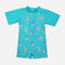 Boys 1 Piece Swimsuit Short Sleeve