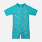 Boys 1 Piece Swimsuit Short Sleeve