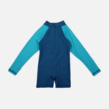 Boys 1 Piece Long Sleeve Swimsuit