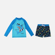 Boys Long Sleeve Rashguard Swim Set