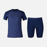 Boys Short Sleeve Rashguard Swim Set