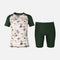 Boys Short Sleeve Rashguard Swim Set