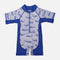 Boys 1 Piece Swimsuit Short Sleeve