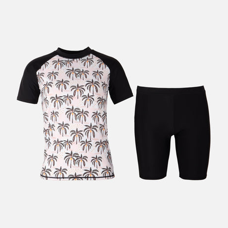 Boys Short Sleeve Rashguard Swim Set