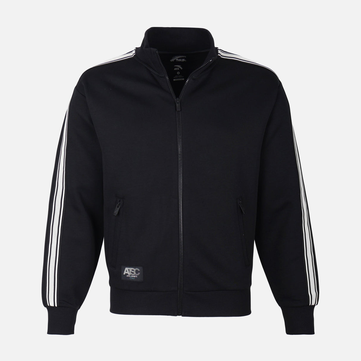 MEN KNITTED TRACK TOP