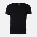Men Spandex T-Shirt V-Neck