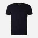 Men Spandex T-Shirt V-Neck
