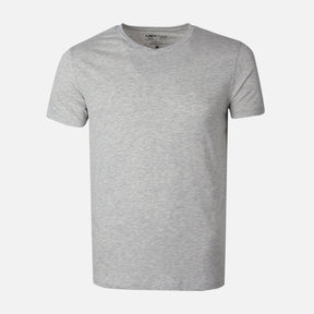 Men Spandex T-Shirt V-Neck