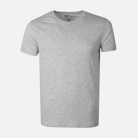 Men Spandex T-Shirt V-Neck