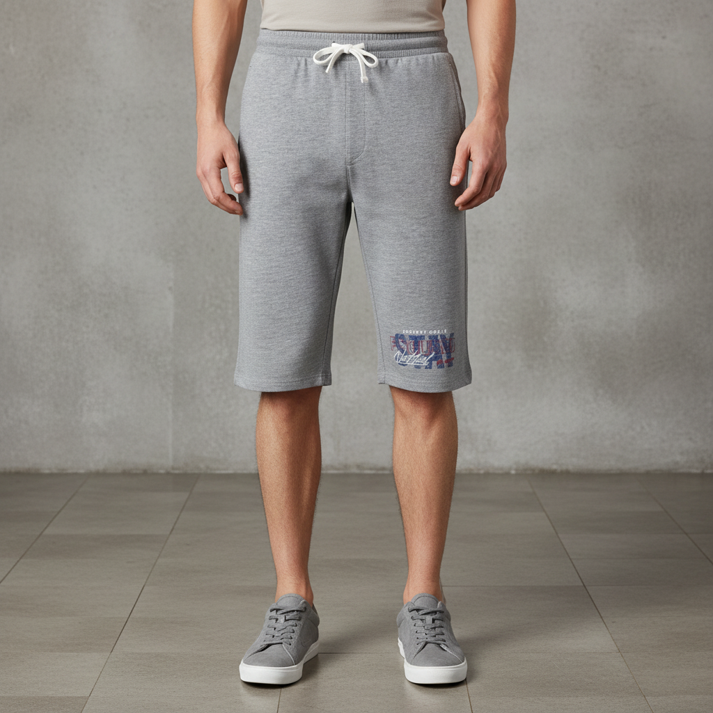 Men Jogging Bermuda Slim Fit