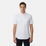Men Basic Short Sleeve Oxford Shirt