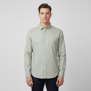 Men Basic Long Sleeve Oxford Shirt