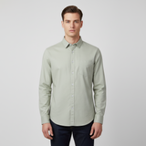 Men Basic Long Sleeve Oxford Shirt