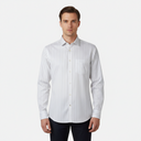 قميص رجالي مخطط بأكمام طويلة