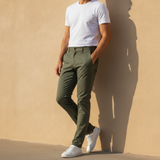Men Chino Pants Slim Fit
