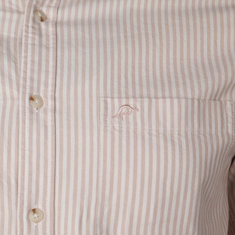 MEN LONG SLEEVE STRIPE SHIRT