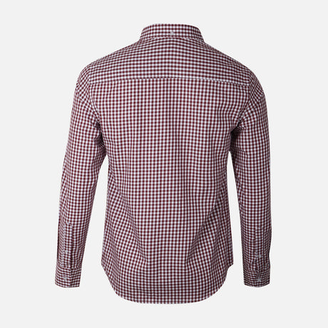 MEN LONG SLEEVE CHECKERED SHIRT