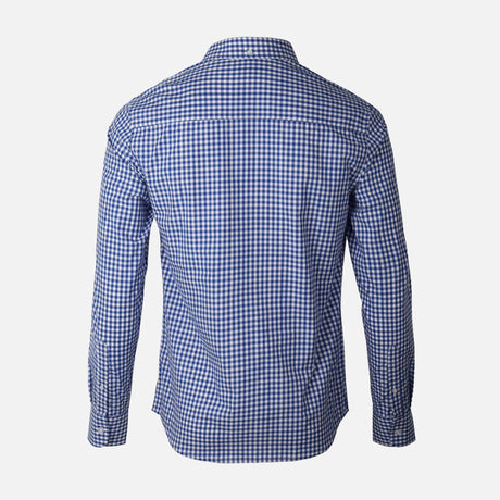 MEN LONG SLEEVE CHECKERED SHIRT