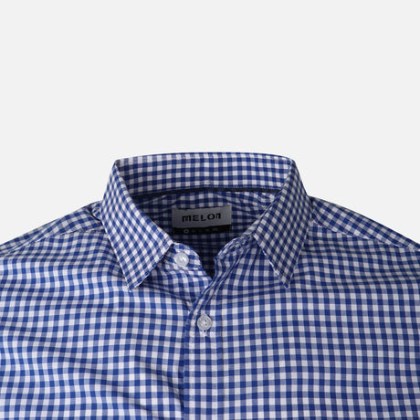 MEN LONG SLEEVE CHECKERED SHIRT