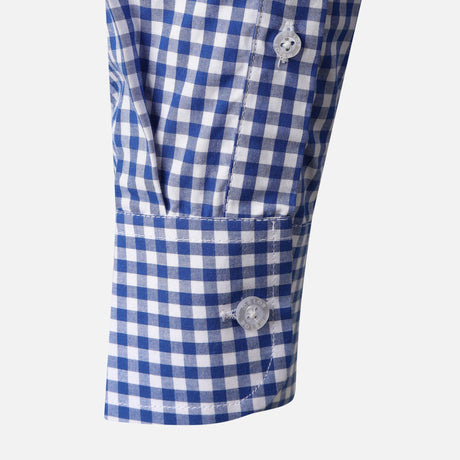 MEN LONG SLEEVE CHECKERED SHIRT