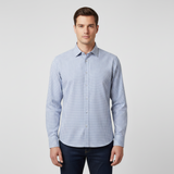 Men Long Sleeve Checkered Shirt
