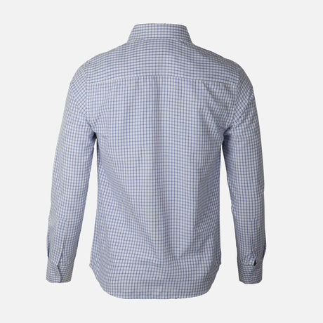 MEN LONG SLEEVE CHECKERED SHIRT