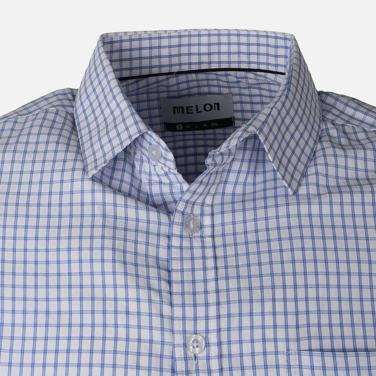 MEN LONG SLEEVE CHECKERED SHIRT