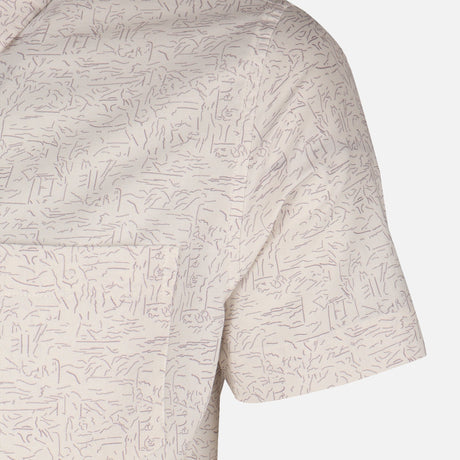 Men Oxford Short Sleeve Shirt