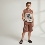 Boys 2 Pieces Set Vest & Bermuda