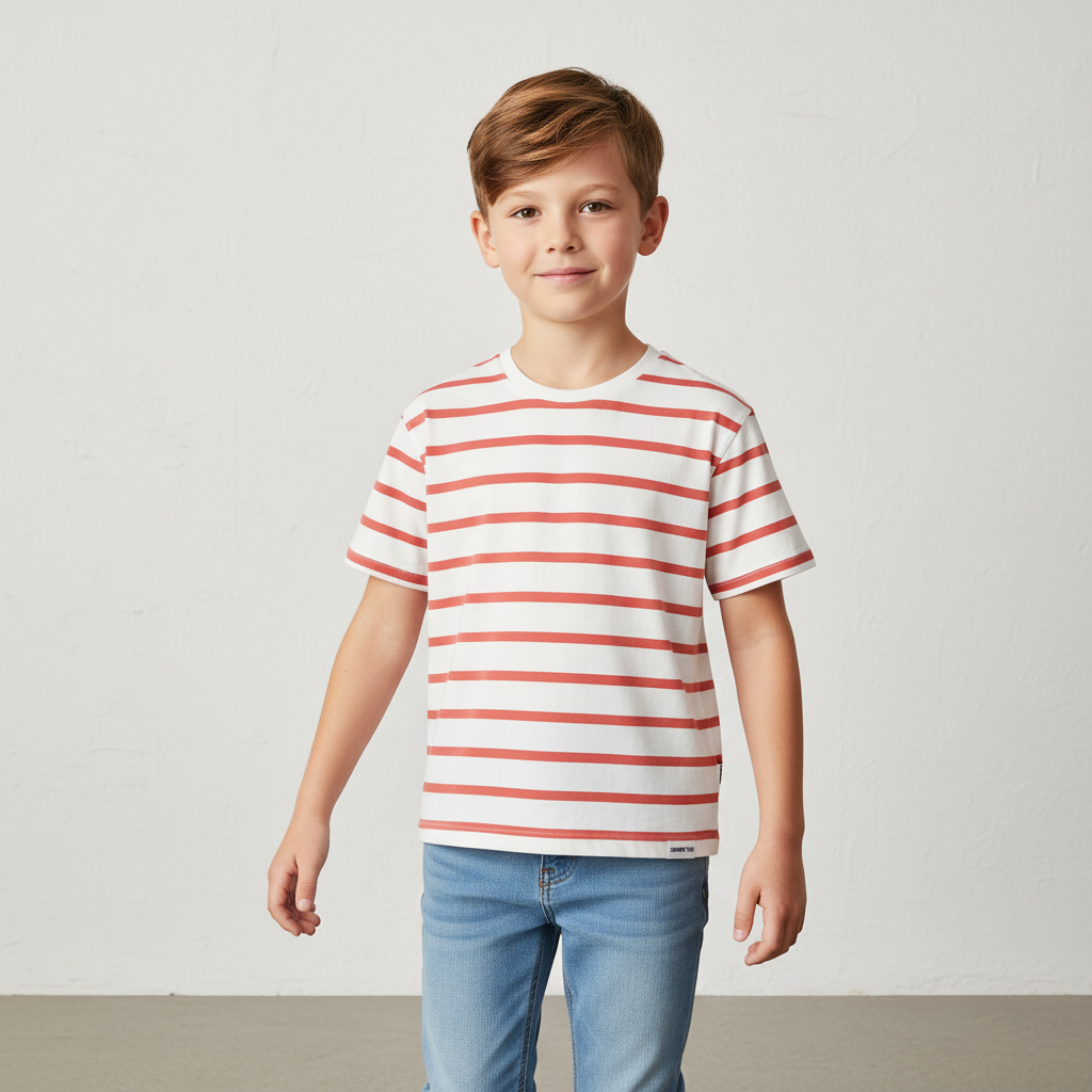 Boys Basic Stripe T-Shirt