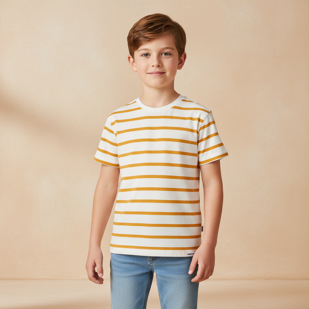 Boys Basic Stripe T-Shirt