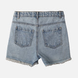 Girls Denim Bermuda