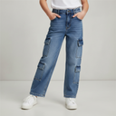 Girls Fashion Pants Jeans Normal Fit