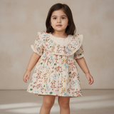 Girls Dress Woven Double Gauze