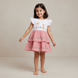 Girls Dress Woven Double Gauze
