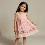 Girls Dress Woven Double Gauze