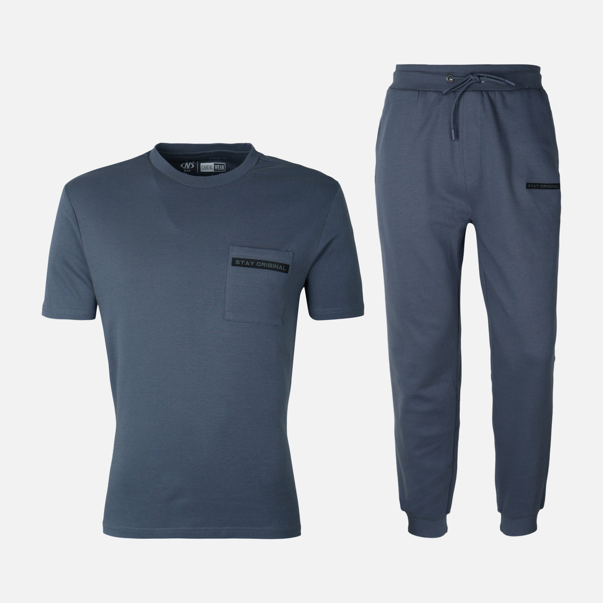 Men 2 Pieces Set Regular Fit (T-Shirt & Pants)