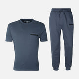 Men 2 Pieces Set Regular Fit (T-Shirt & Pants)